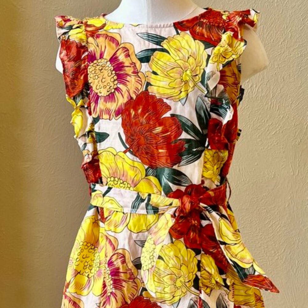 Scotch & Soda Floral Linen Dress